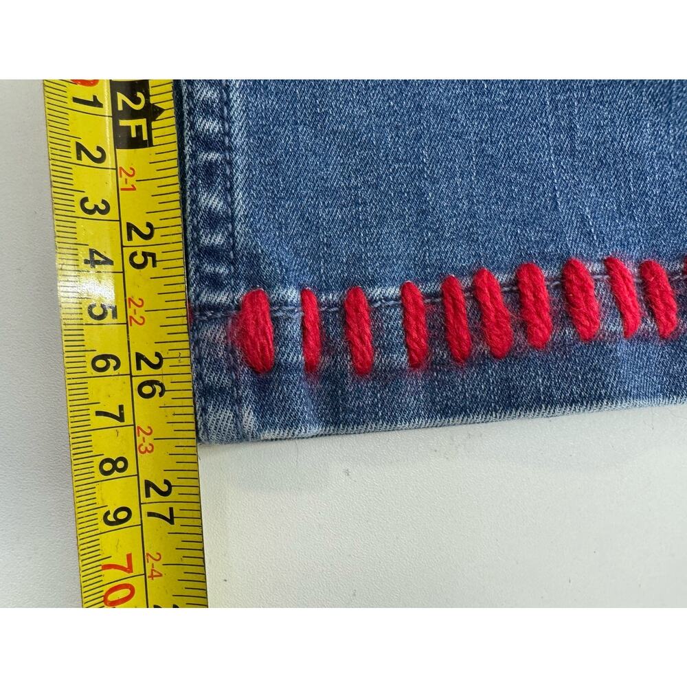Reimagined Embroidered Retro Style Hollister Overalls Size Large - Picture 8 of 14
